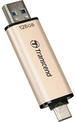 Флешпам'ять Transcend 930C 128 ГБ USB 3.2 USB Type-C gold (TS128GJF930C) - фото 1