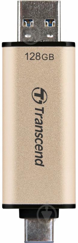 Флешпам'ять Transcend 930C 128 ГБ USB 3.2 USB Type-C gold (TS128GJF930C) - фото 2