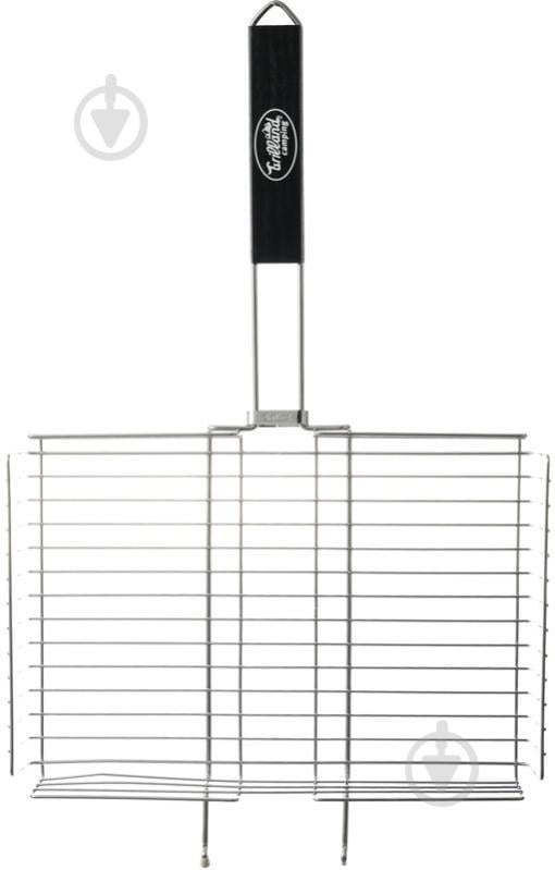 Решітка-гриль Grilland хромована 38x26x5,5 см - фото 2