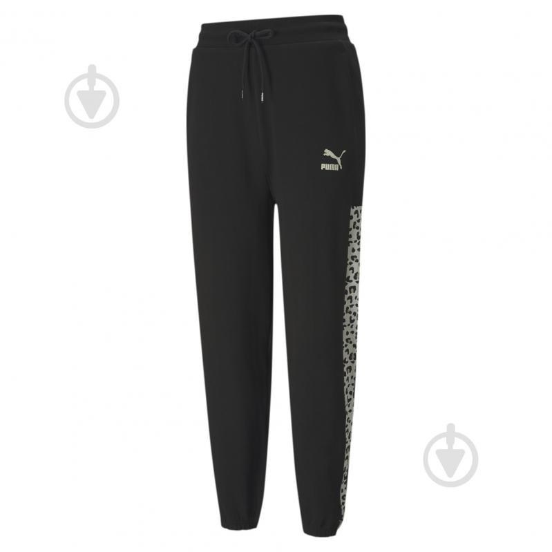 Брюки Puma Classics Graphics Track Pant 59773551 р. L черный - фото 2
