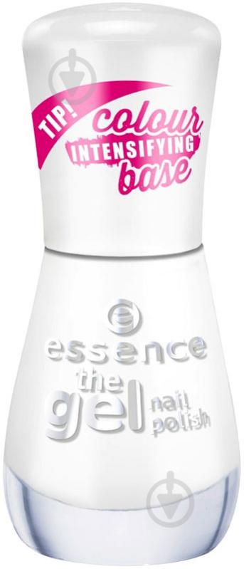 Лак для ногтей Essence The Gel Nail Polish 33 wild white ways 8 мл - фото 1