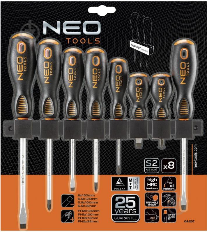 Набор отверток Neo 04-207 - фото 4