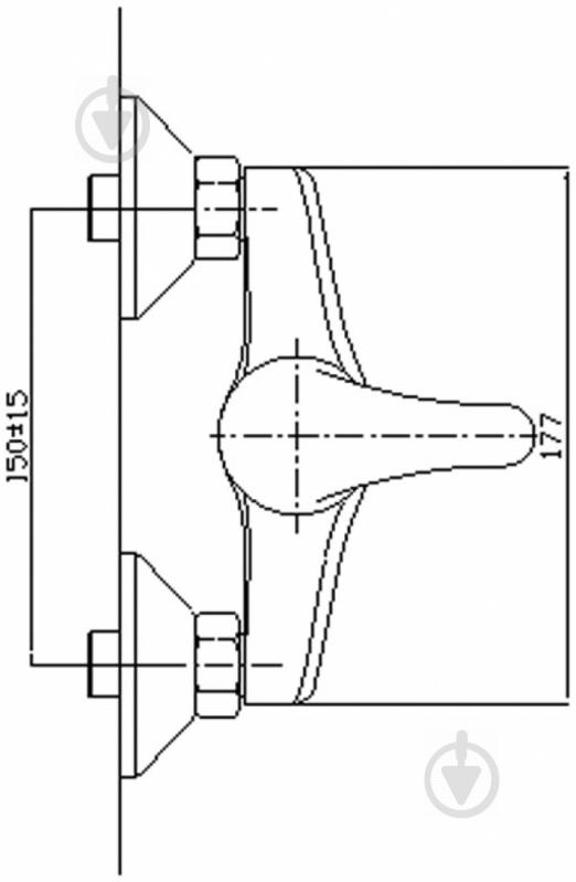 Смеситель для душа Mixxen Ирида HB9567240C - фото 3