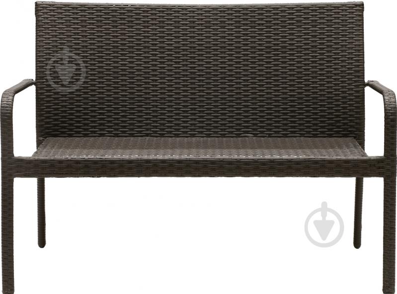 Диван садовый Indigo HYC-005D 63х123 см коричневый - фото 2