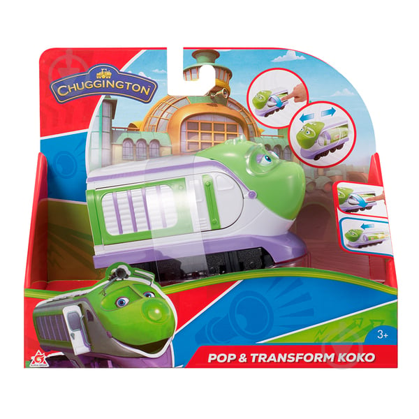 Паровозик Chuggington Коко «Играй и трансформируй» EU890103 - фото 1