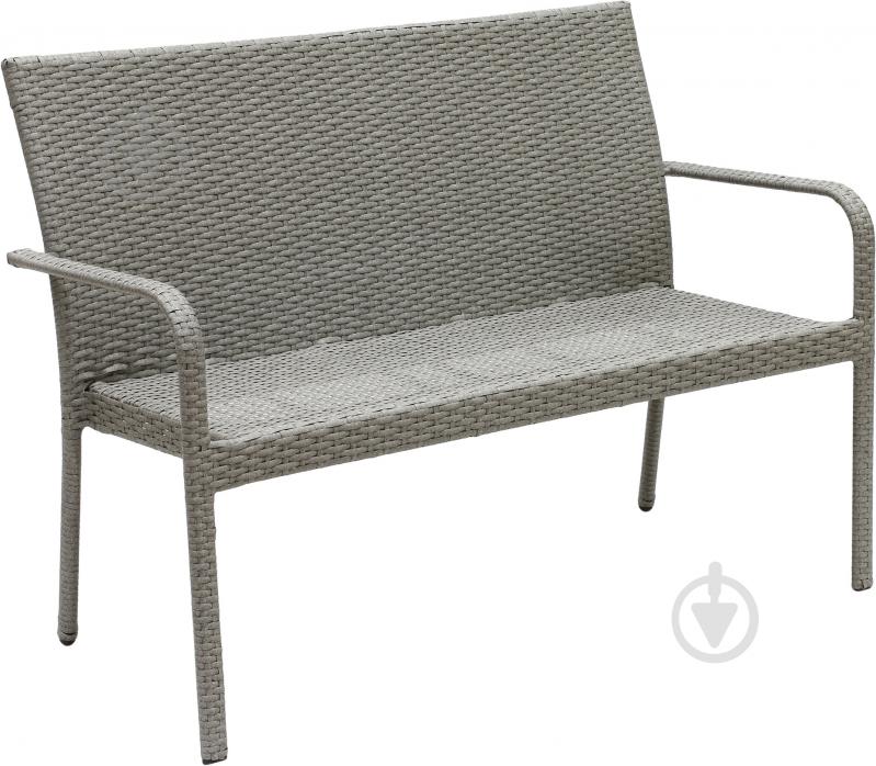 Диван садовый Indigo HYC-005D 63х123 см серый - фото 1