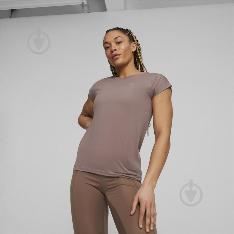 Футболка Puma CLOUDSPUN TREND TEE 52383495 р.M бежевый - фото 3