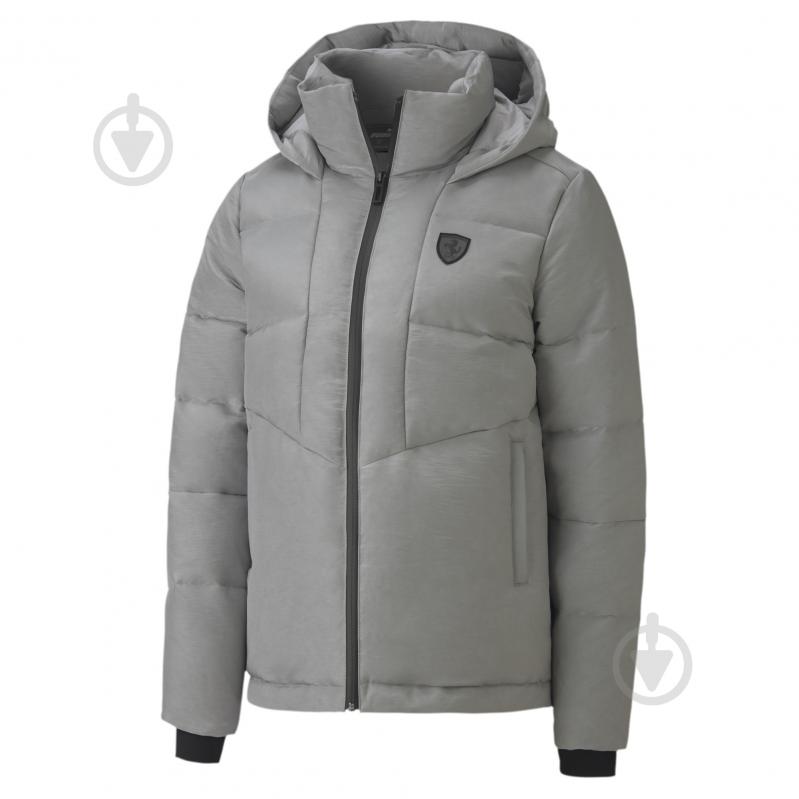 Пуховик Puma Ferrari Style Down Jacket 59804305 р.S серебряный - фото 2