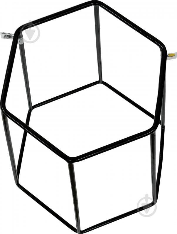 Подставка для вазонов d-220 HEXAGON 450х370 мм черный - фото 2