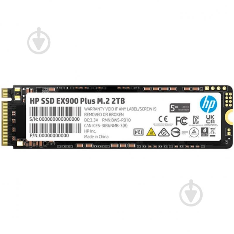 SSD-накопичувач HP 2000GB M.2 PCI Express 3.0 x4 3D NAND (35M35AA) - фото 1