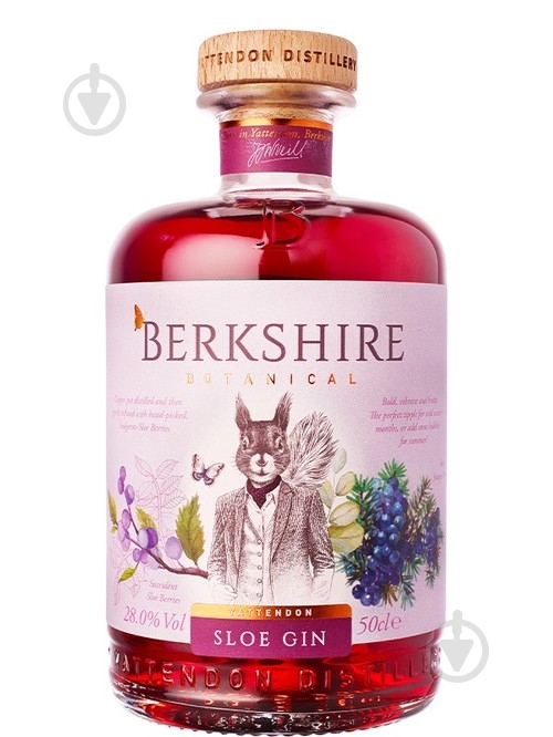 Лікер Berkshire Botanical Sloe Gin 28% 0,5 л - фото 1 Лікер Berkshire Botanical Sloe Gin 28% 0,5 л - фото 1