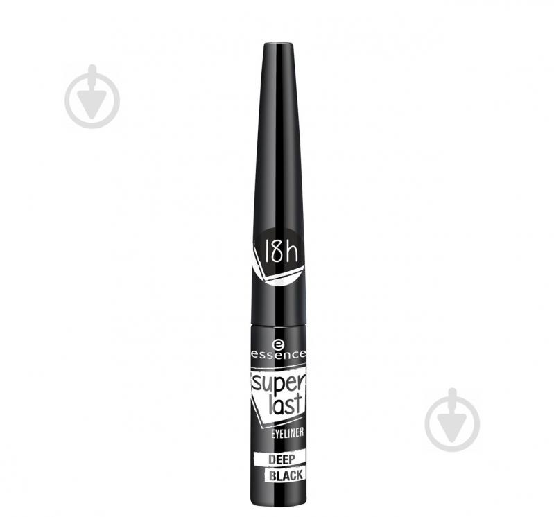 Підводка для очей Essence SuperLast Eyeliner чорний 3 мл - фото 1