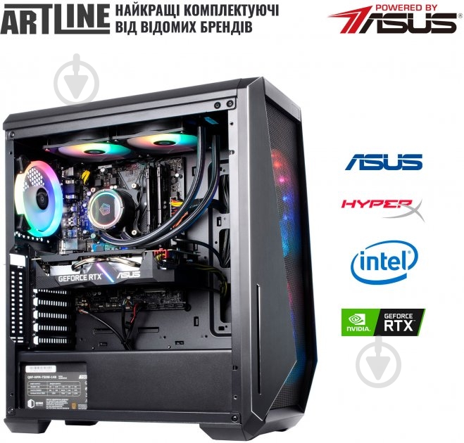 Компьютер персональный Artline (X79v41Win) Gaming black - фото 6 Компьютер персональный Artline (X79v41Win) Gaming black - фото 6