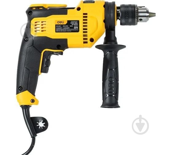 Дрель ударная Deli 650 Вт EDL-CZ13-E5 - фото 1 Дрель ударная Deli 650 Вт EDL-CZ13-E5 - фото 1