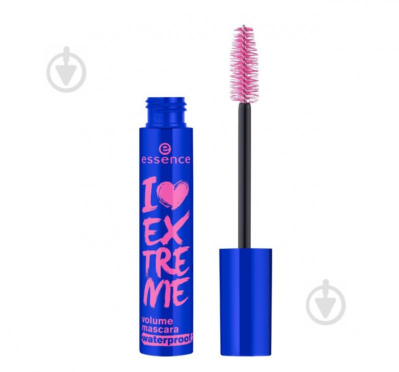 Тушь для ресниц Essence I Love Extreme Volume waterproof черный 12 мл - фото 2