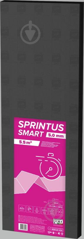 Підкладка ізоляційна Sprintus XPS гармошка 5 ммх1,18 м - фото 1