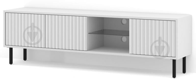 Тумба под ТВ BIM Furniture Mita 3д 1560x310x310 мм белый матовый(MITA_TV_STAND_156_WHITE_MAT) - фото 3 Тумба под ТВ BIM Furniture Mita 3д 1560x310x310 мм белый матовый(MITA_TV_STAND_156_WHITE_MAT) - фото 3