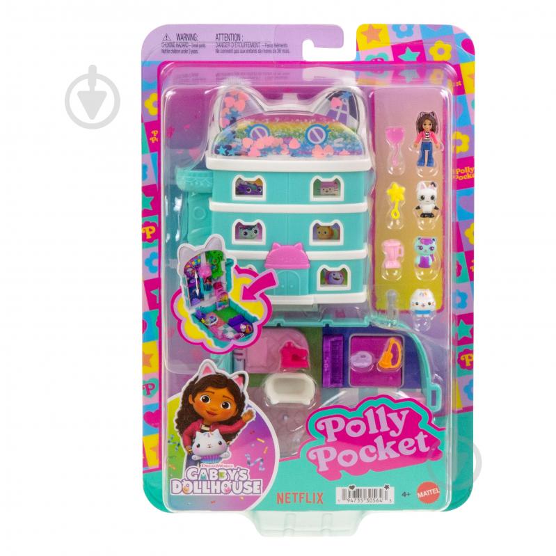 Ігровий набір Polly Pocket Ляльковий будиночок Габбі від Polly Pocket JFV02 - фото 6 Ігровий набір Polly Pocket Ляльковий будиночок Габбі від Polly Pocket JFV02 - фото 6
