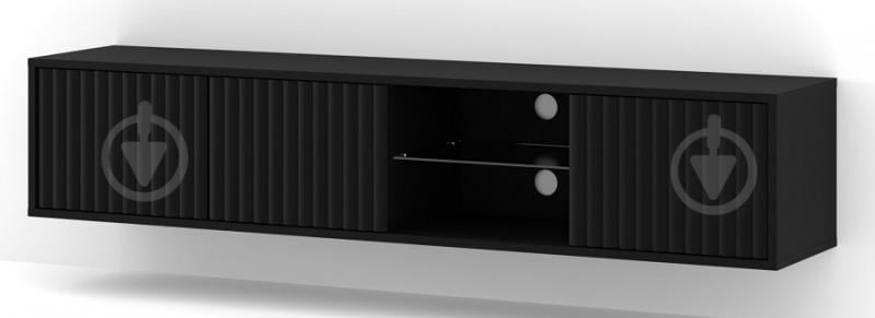 Тумба под ТВ BIM Furniture Mita 3д 1560x310x310 мм черный матовый(MITA_TV_STAND_156_BLACK_MAT) - фото 1 Тумба под ТВ BIM Furniture Mita 3д 1560x310x310 мм черный матовый(MITA_TV_STAND_156_BLACK_MAT) - фото 1