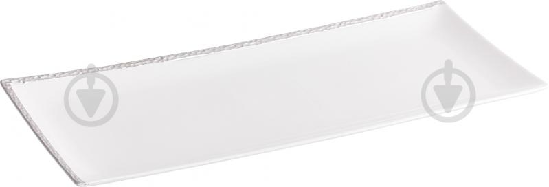 Блюдо Fiora Silver 40x16 см - фото 1