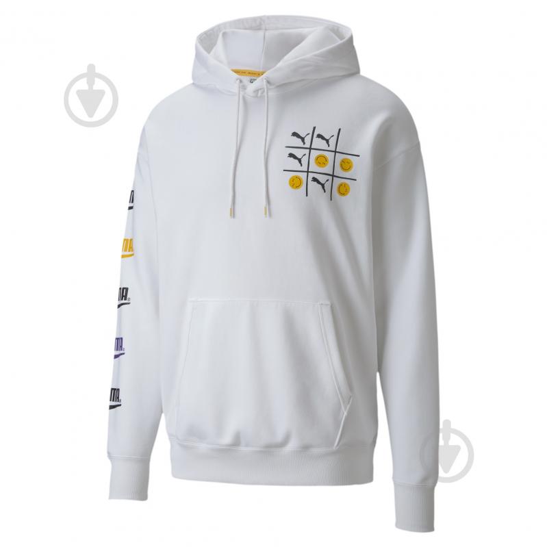 Джемпер Puma Club Hoodie 59879002 р. M белый - фото 1