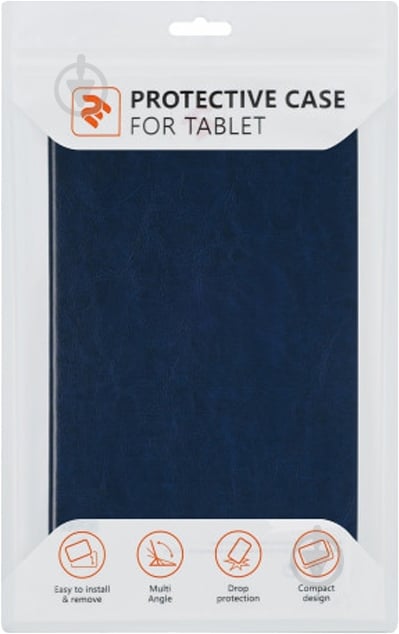 Чехол для планшета 2E Samsung Galaxy Tab S6 (2E-G-S6-IKRT-NV) Retro Navy - фото 5