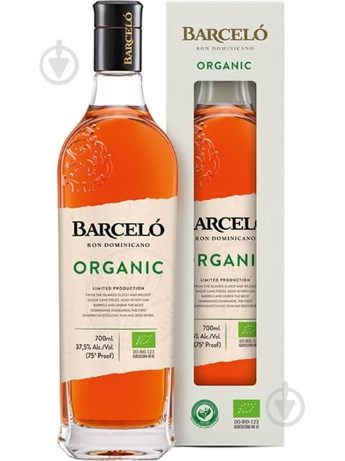 Ром Barcelo "Organic" 37,5% 0,7 л - фото 1