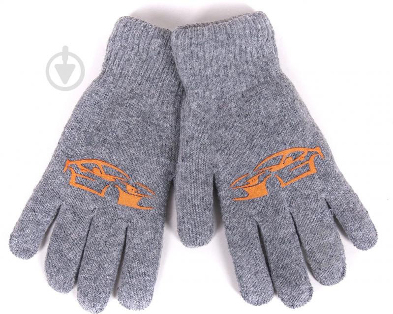 Варежки YO! р.20 серый - фото 1