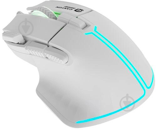 Миша Canyon Fortnax GM-636 RGB Wired white (CND-SGM636W) - фото 4