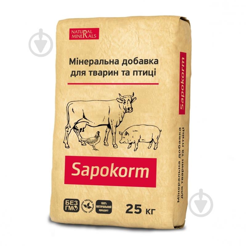 Добавка мінеральна для тварин та птиці 25 кг Sapokorm - фото 1