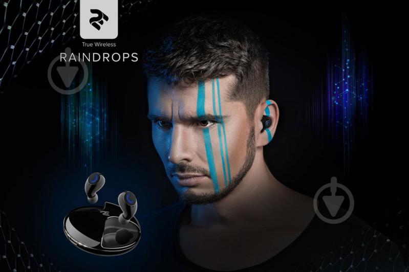 Наушники 2E RainDrops True Wireless Waterproof Mic black (2E-EBTWRDBK) - фото 7