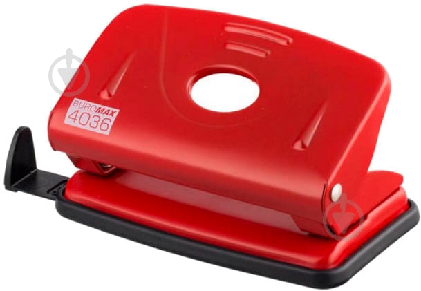Дырокол BM.4036-05 красный Buromax - фото 1