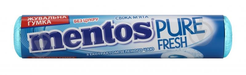 Жевательная резинка Mentos Pure Fresh Roll Мята - фото 2