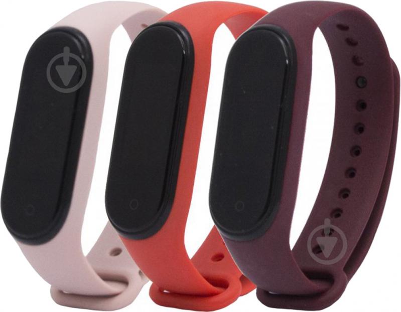 Комплект ремешков Armorstandart для Xiaomi Mi Band 4/3 Coral Rib (ARM56669) - фото 1