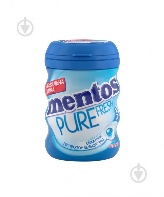 Жувальна гумка Mentos Pure Fresh М’ята (банка) - фото 2