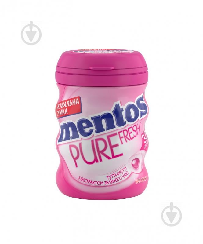 Жевательная резинка Mentos Pure Fresh Roll Тутти-Фрутти (банка) - фото 2