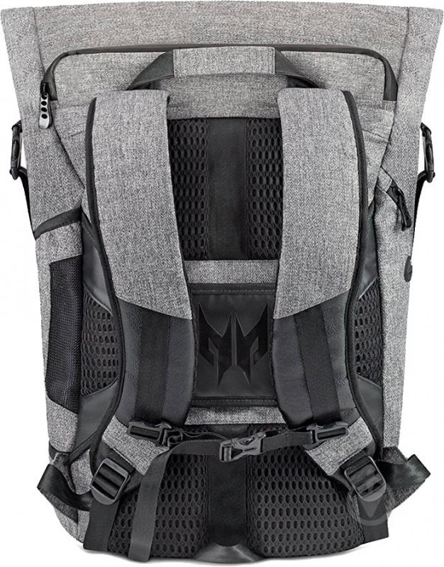 Рюкзак Acer Predator Rolltop Backpack PBG6A1 15" grey (NP.BAG1A.290) - фото 2