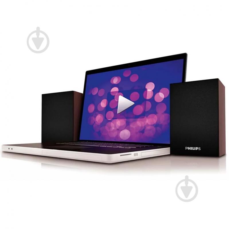 Акустика Philips 2.0 black/brown (SPA20/00) - фото 3 Акустика Philips 2.0 black/brown (SPA20/00) - фото 3
