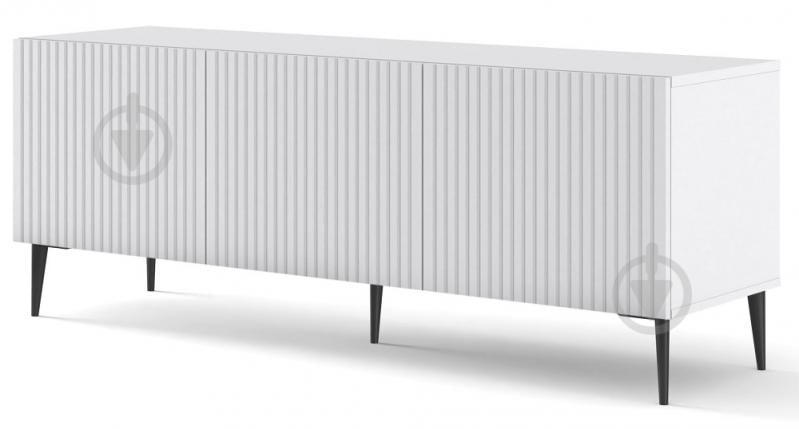 Тумба під ТВ BIM Furniture Ravenna 3д 1500x560x420 мм чорний матовий/білий матовий (RAVENNA_B_FOILED_MDF_TV_STAND_) - фото 1 Тумба під ТВ BIM Furniture Ravenna 3д 1500x560x420 мм чорний матовий/білий матовий (RAVENNA_B_FOILED_MDF_TV_STAND_) - фото 1