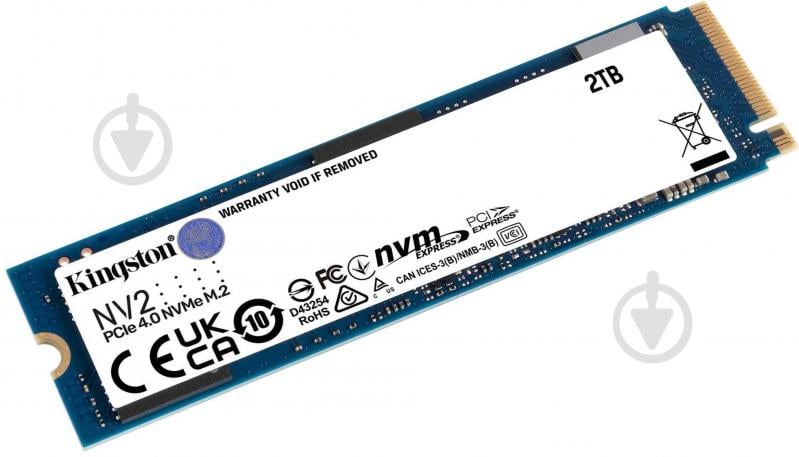 SSD-накопичувач Kingston NVMe 2000GB M.2 PCI Express 4.0 x4 (SNV2S/2000G) - фото 2