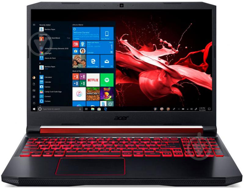 Ноутбук Acer Nitro 5 AN515-54 15,6" (NH.Q96EU.01L) obsidian black - фото 1