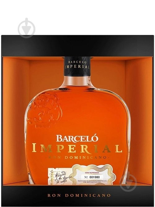 Ром Barcelo "Imperial" (подар. уп.) 38% 0,7 л - фото 1