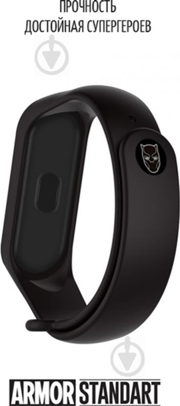 Змінний ремінець Armorstandart Superhero Edition для Xiaomi Mi Band 6/5 Black Panther Black (ARM57073) - фото 3