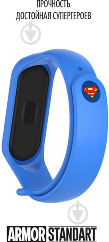 Змінний ремінець Armorstandart Superhero Edition для Xiaomi Mi Band 4/3 Superman Blue (ARM55071) - фото 3