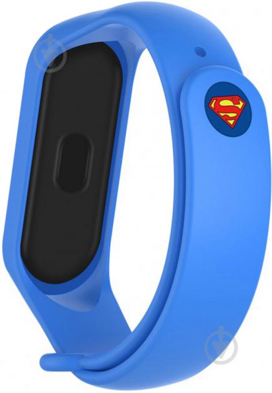 Змінний ремінець Armorstandart Superhero Edition для Xiaomi Mi Band 4/3 Superman Blue (ARM55071) - фото 1