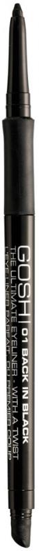 Олівець для очей Gosh Ultimate Eyeliner 01 black in black 1,2 г - фото 1