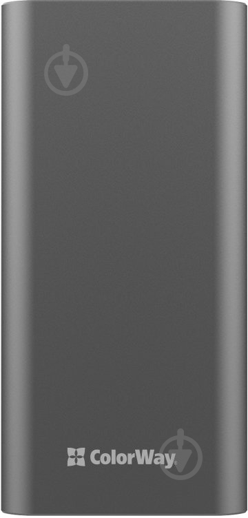 Повербанк ColorWay 20000 mAh gray (CW-PB200LPH3GR-PDD) - фото 1