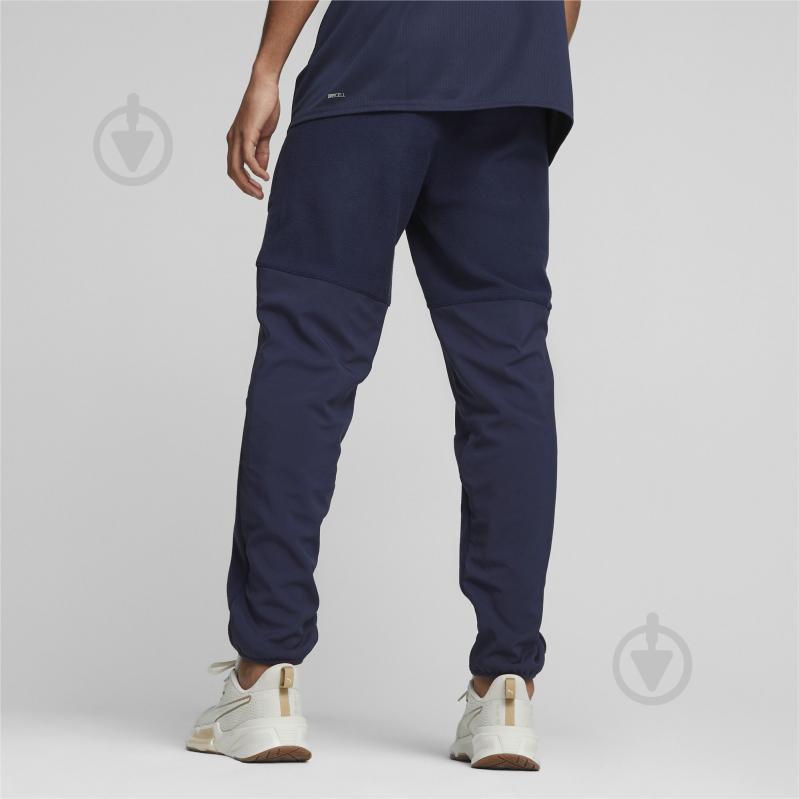 Брюки Puma PUMA FIT HYBRID POLAR FLEECE/WOVEN PANT 52388906 р. 2XL синий - фото 5