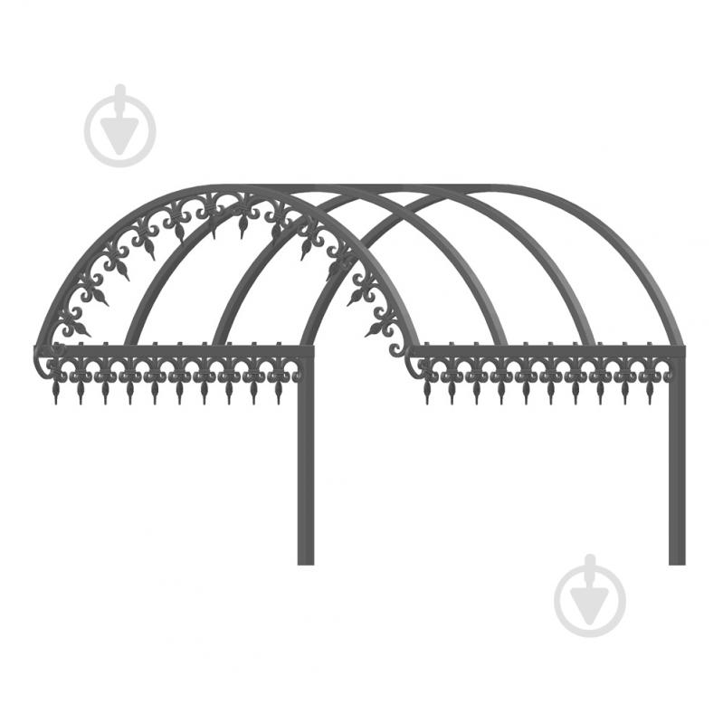 Навес кованый Артдеко КН-03 1440х1200х1500 мм - фото 1