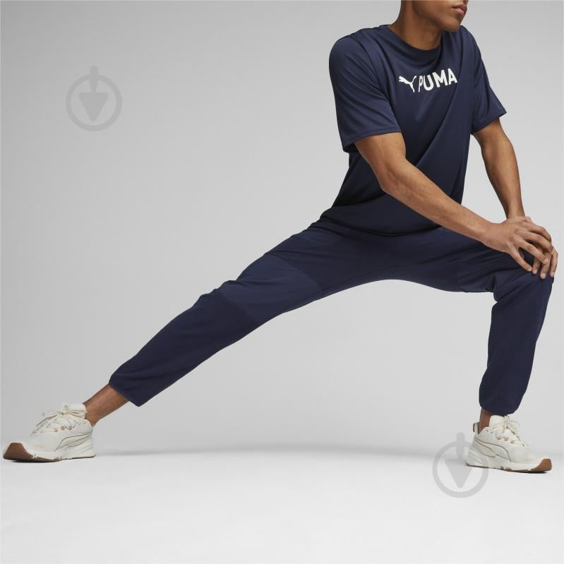 Штани Puma PUMA FIT HYBRID POLAR FLEECE/WOVEN PANT 52388906 р. M синій - фото 3